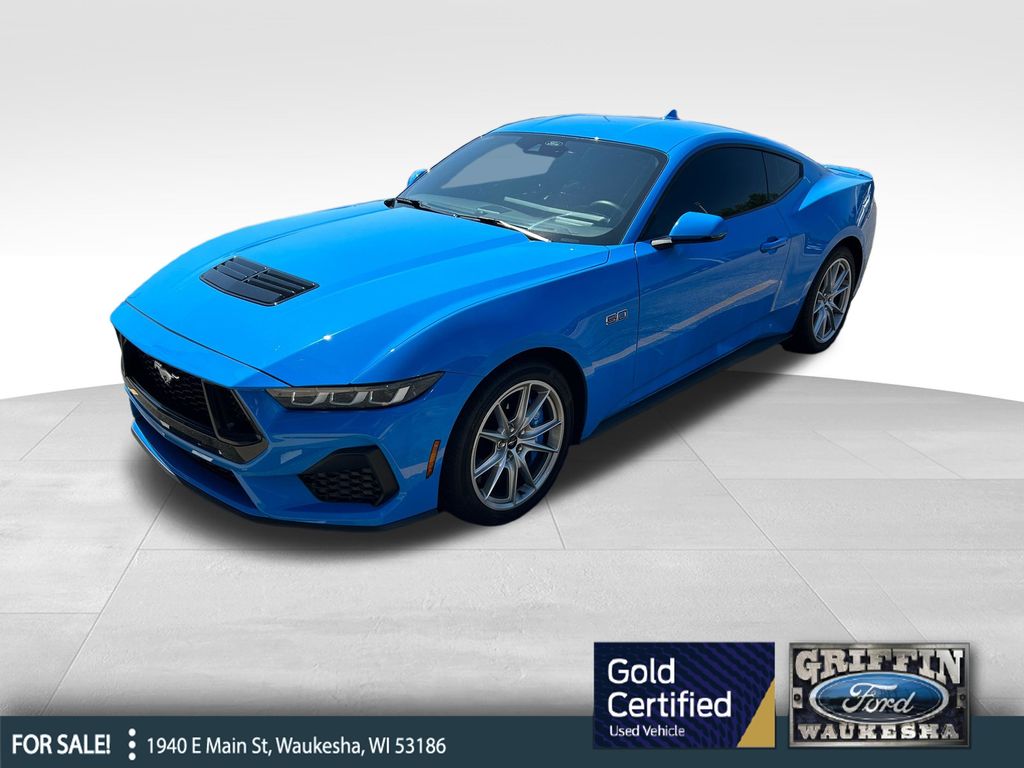Grabber Blue Metallic 2024 Ford Mustang Coupe Rear-Wheel Drive Automatic