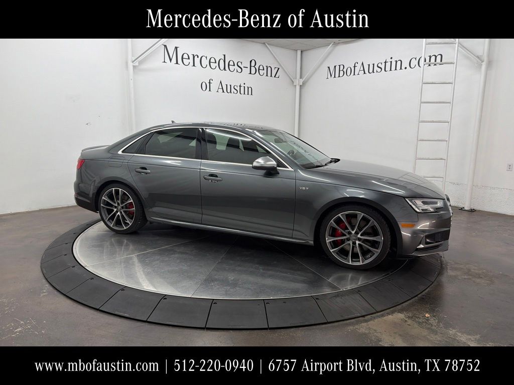Daytona Gray Pearl Effect 2018 Audi S4 Sedan All-Wheel Drive 8-Speed Automatic