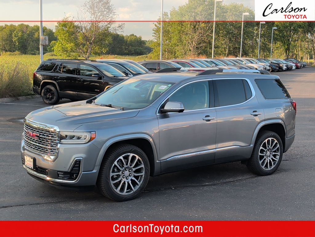 Gray (Satin Steel Metallic) 2021 GMC Acadia SUV / Crossover Four-Wheel Drive 9-Speed Automatic