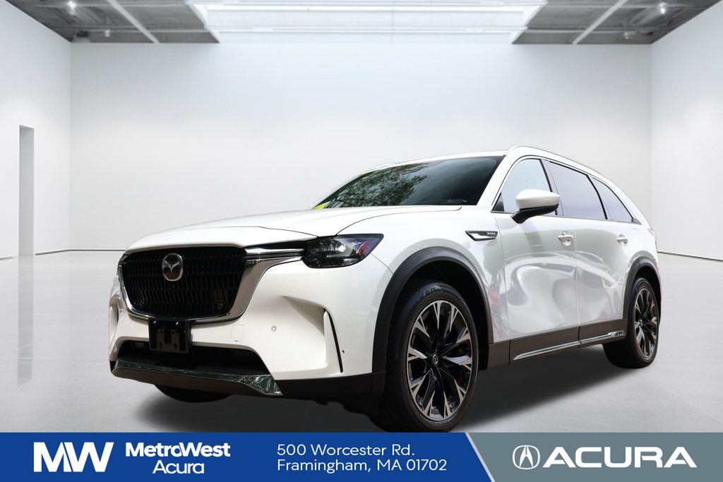Rhodium White Premium 2024 Mazda CX-90 SUV / Crossover All-Wheel Drive 8-Speed Automatic