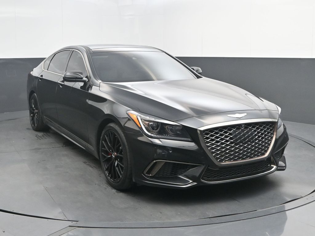 Victoria Black 2018 Genesis G80 3.3T Sport Sedan Rear-Wheel Drive 8-Speed Automatic