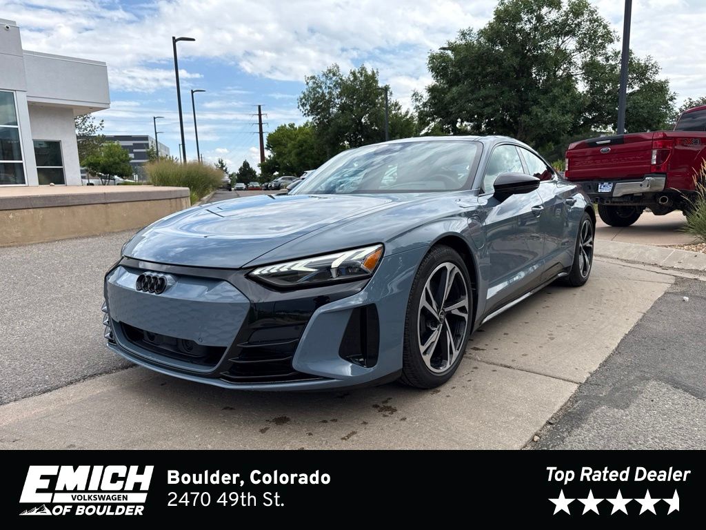Gray Metallic 2023 Audi e-tron GT Sedan All-Wheel Drive 1-Speed Automatic