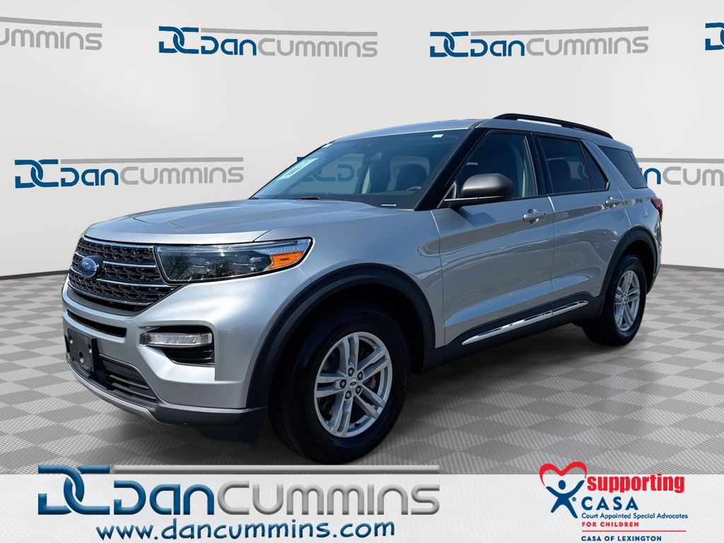 Silver Metallic 2021 Ford Explorer XLT AWD SUV / Crossover All-Wheel Drive Automatic
