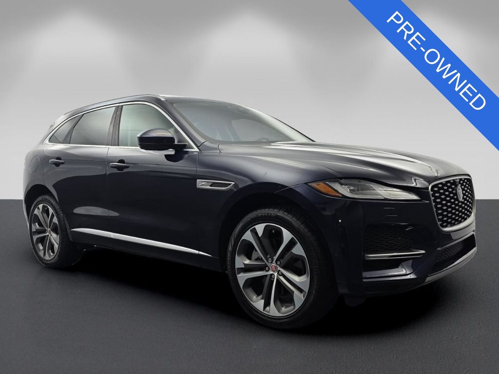Bluefire Blue 2021 Jaguar F-PACE P340 S AWD SUV / Crossover All-Wheel Drive 8-Speed Automatic