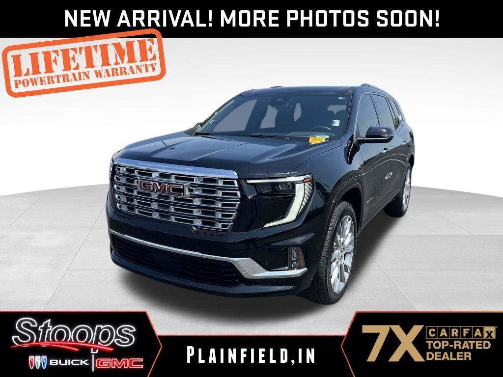 Black (Ebony Twilight Metallic) 2025 GMC Acadia Denali AWD SUV / Crossover Four-Wheel Drive 8-Speed Automatic