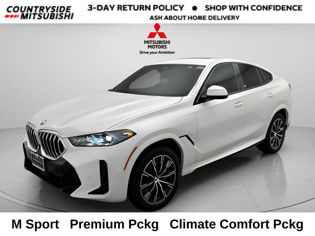 White Metallic 2025 BMW X6 SUV / Crossover All-Wheel Drive 8-Speed Automatic