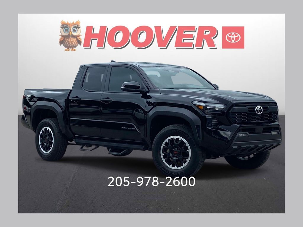 Black 2024 Toyota Tacoma Pickup Truck Four-Wheel Drive 8-Speed Automatic