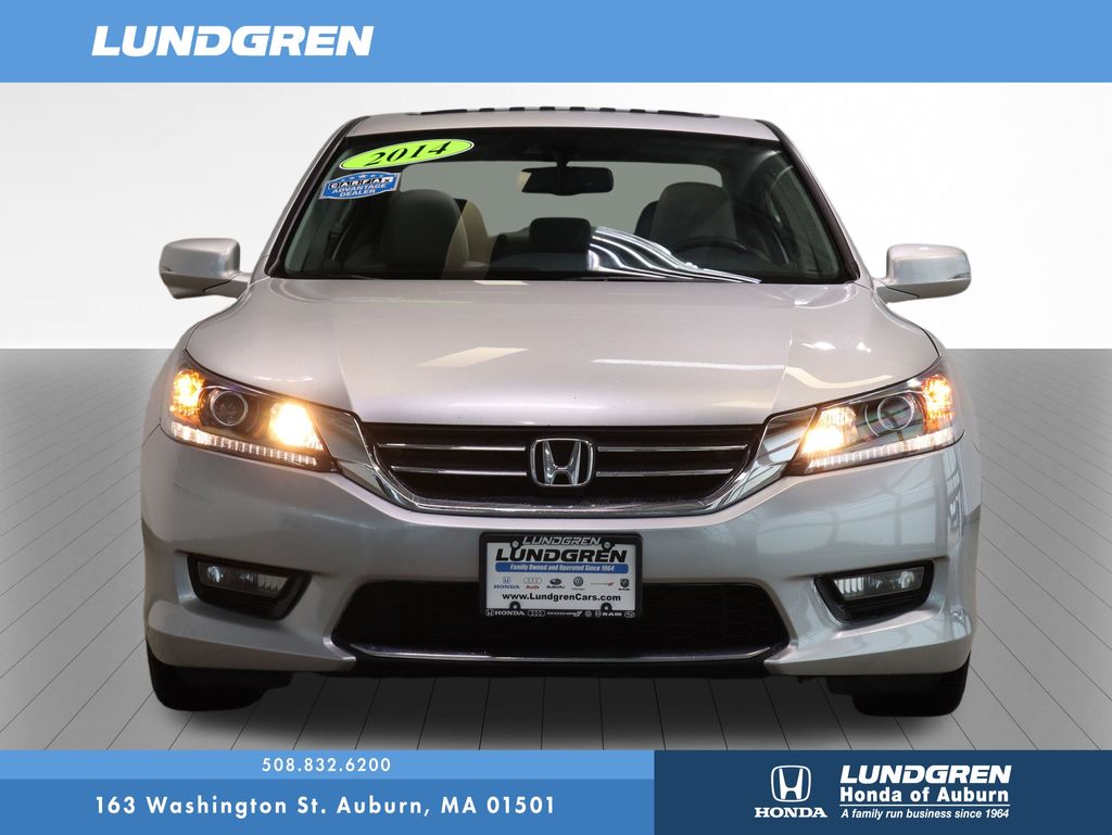 Used 2014 Honda Accord EX-L with VIN 1HGCR2F85EA075209 for sale in Auburn, MA