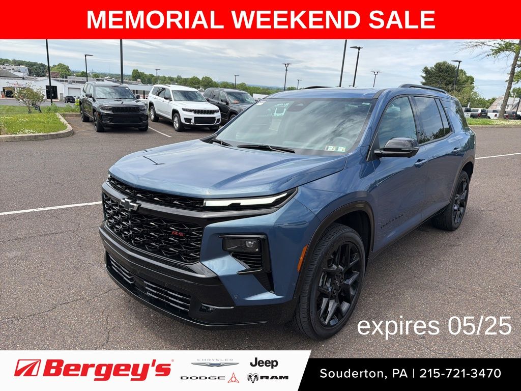 Lakeshore Blue Metallic 2024 Chevrolet Traverse RS AWD SUV / Crossover Four-Wheel Drive 8-Speed Automatic