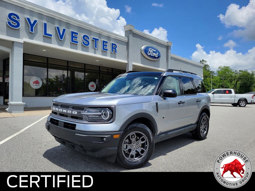 Silver Metallic 2023 Ford Bronco Sport SUV / Crossover All-Wheel Drive 8-Speed Automatic