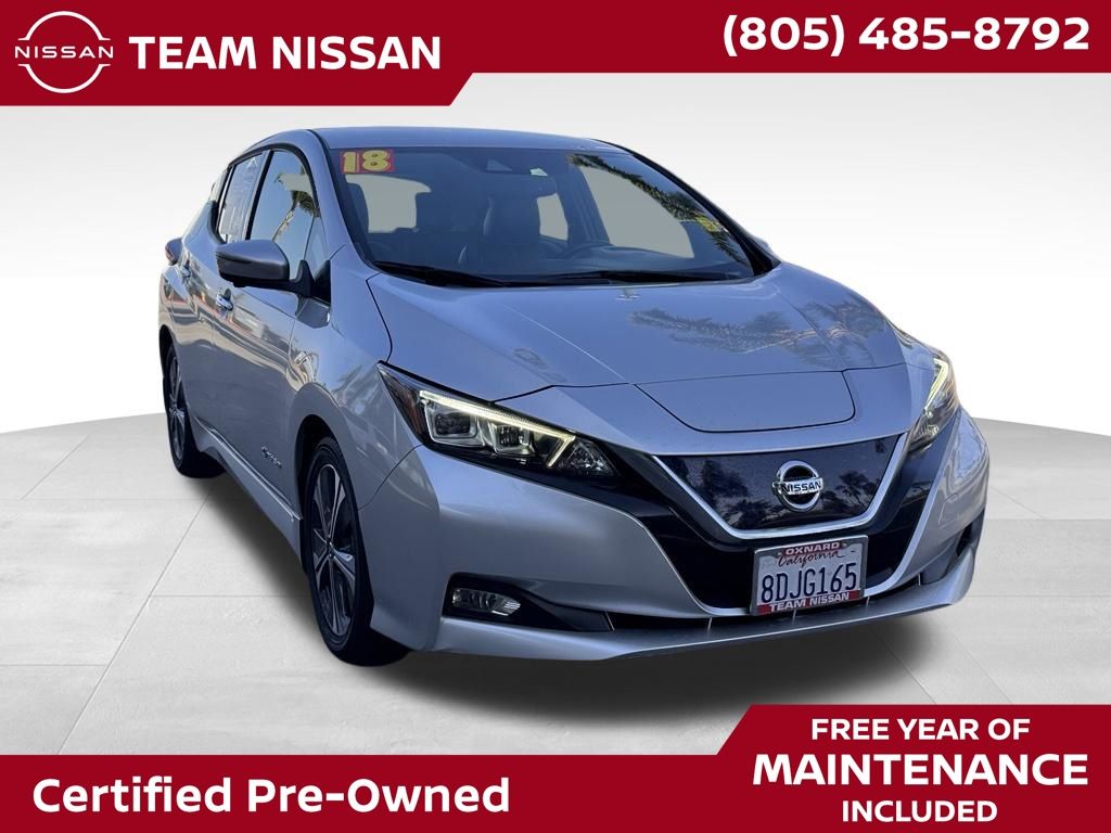 Brilliant Silver 2018 Nissan LEAF Hatchback Front-Wheel Drive Automatic