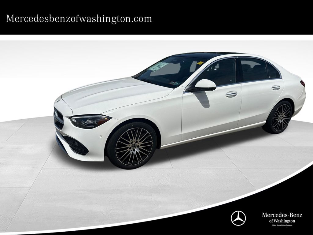 Polar White 2026 Mercedes-Benz C-Class C 300 4MATIC Sedan All-Wheel Drive 9-Speed Automatic