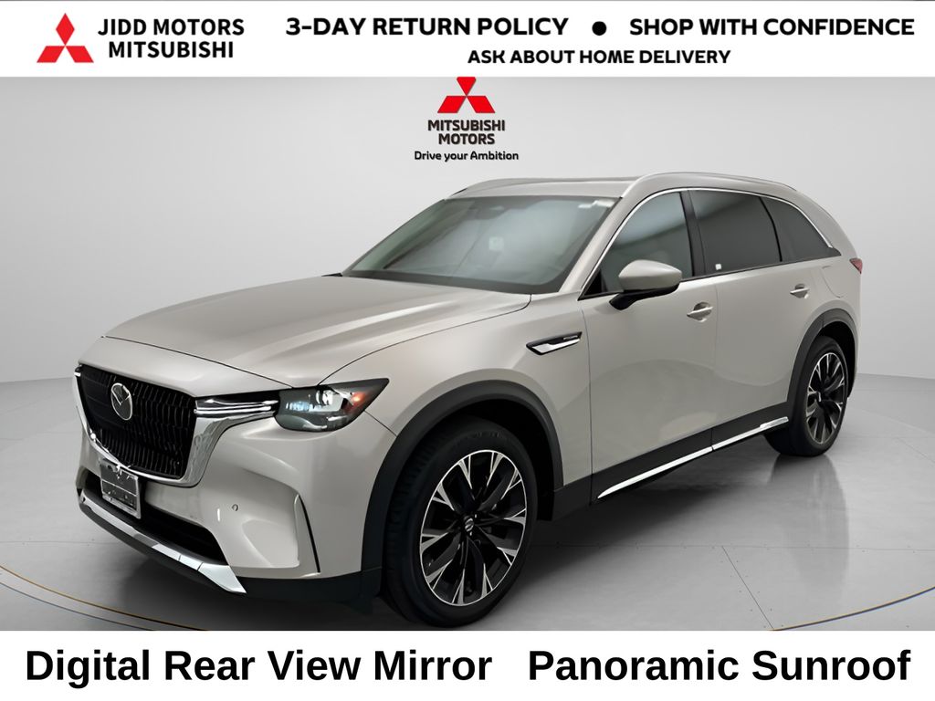 Gray (Platinum Quartz) 2024 Mazda CX-90 PHEV Premium AWD SUV / Crossover All-Wheel Drive 8-Speed Automatic
