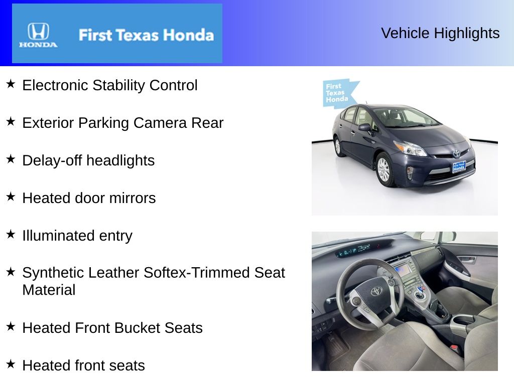 Used Car 2014 Toyota Prius Plug-in  For Sale Under $10,000 In Austin, Texas