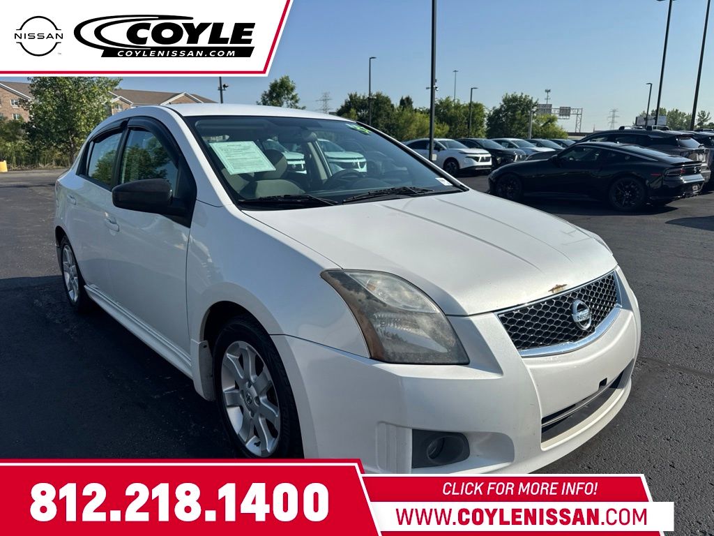 Aspen White 2012 Nissan Sentra Sedan Front-Wheel Drive Continuously Variable Transmission
