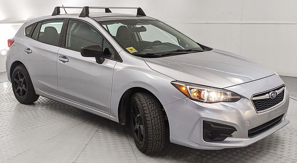Ice Silver Metallic 2019 Subaru Impreza Hatchback All-Wheel Drive 5-Speed Manual