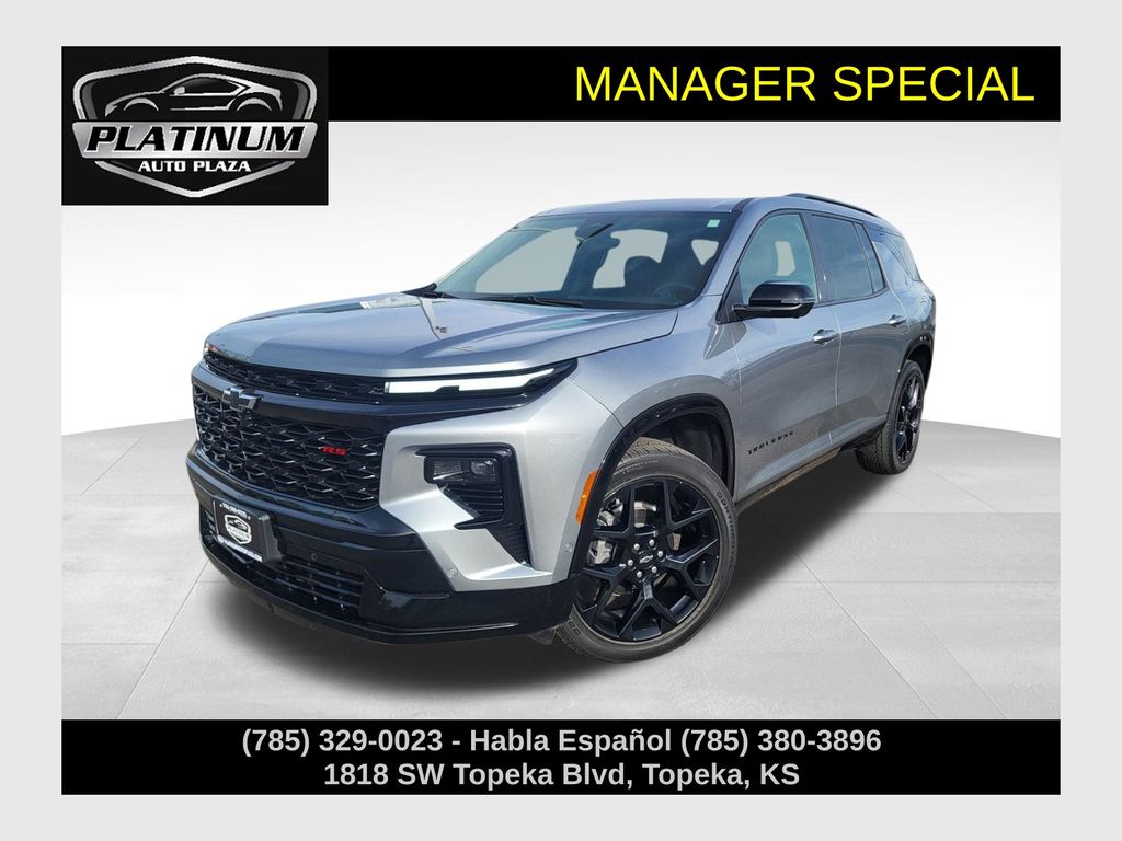 Sterling Gray Metallic 2024 Chevrolet Traverse RS FWD SUV / Crossover Front-Wheel Drive Automatic