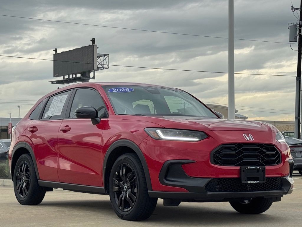 2026 Honda HR-V Sport Red at Wharton Ford