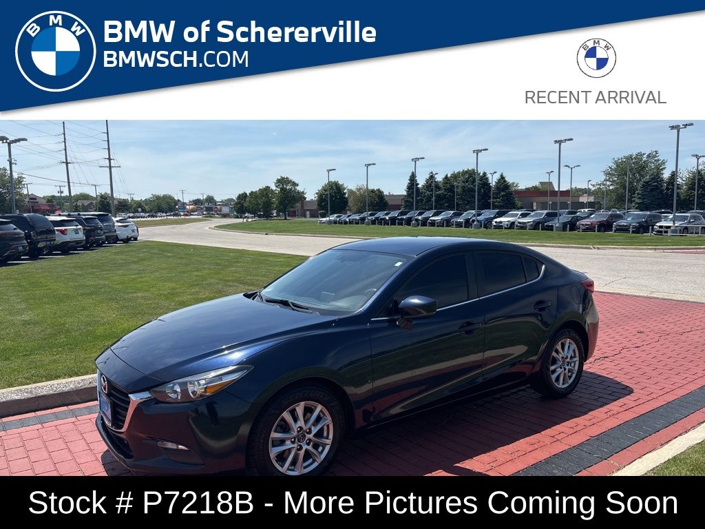 Deep Crystal Blue Mica 2017 Mazda MAZDA3 Sport Sedan Front-Wheel Drive 6-Speed Automatic