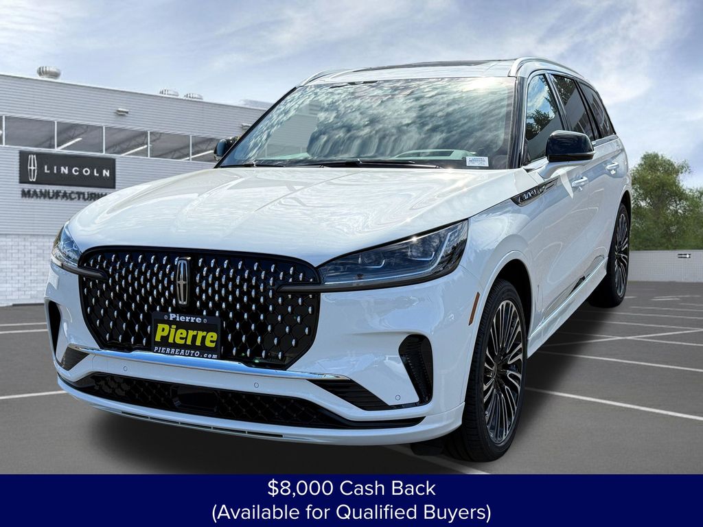 White Metallic 2026 Lincoln Aviator SUV / Crossover All-Wheel Drive Automatic