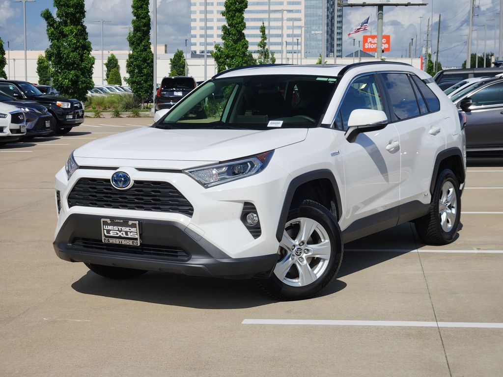 2020 Toyota RAV4 Hybrid XLE White at Community Toyota