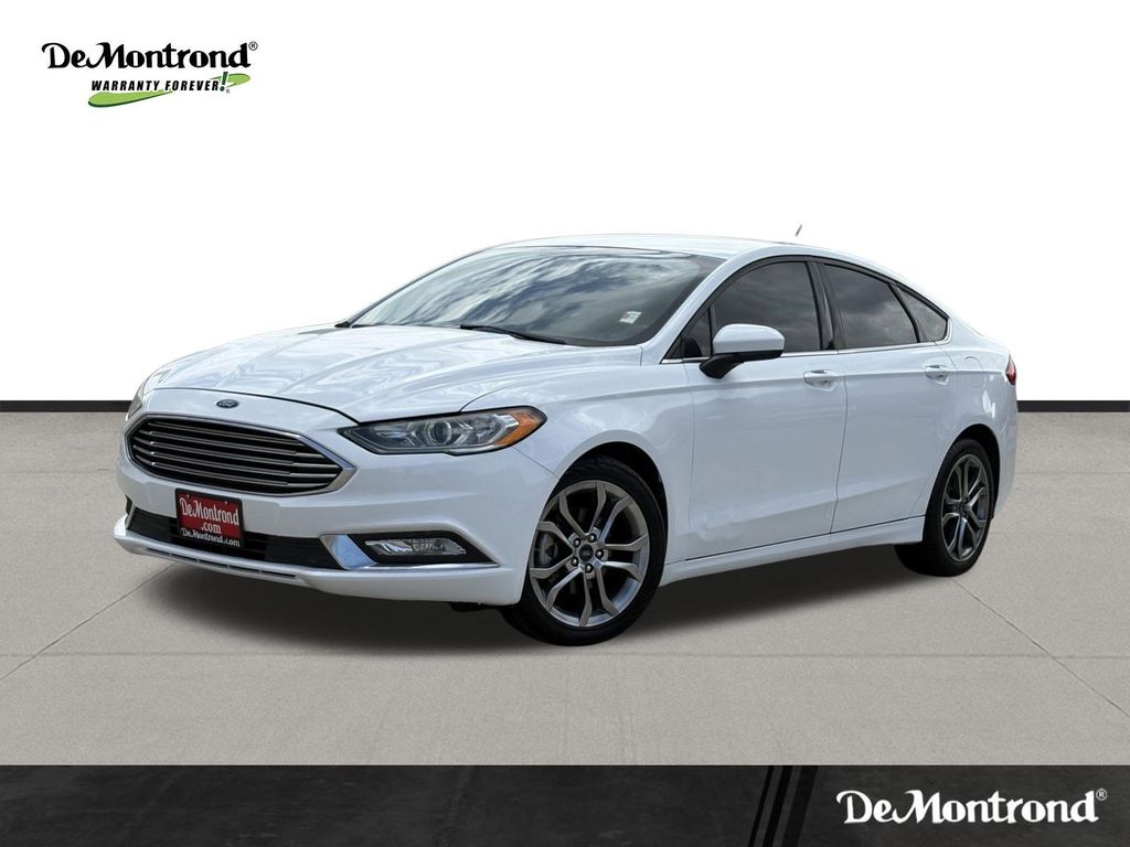 2017 Ford Fusion SE White at Parkway Family Mazda