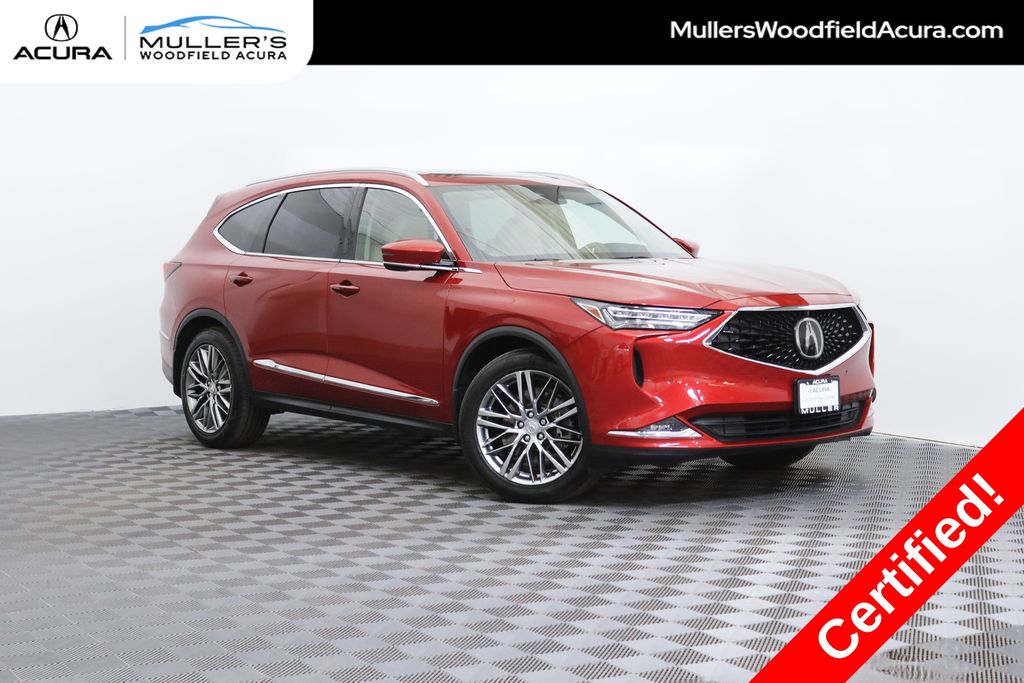Performance Red Pearl 2024 Acura MDX SH-AWD with Advance Package SUV / Crossover All-Wheel Drive Automatic