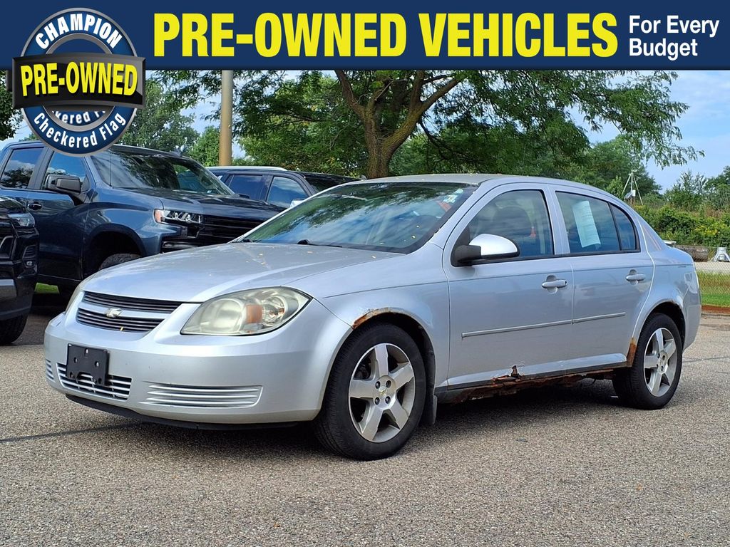 Silver Ice Metallic 2010 Chevrolet Cobalt Sedan Front-Wheel Drive 4-Speed Automatic Overdrive