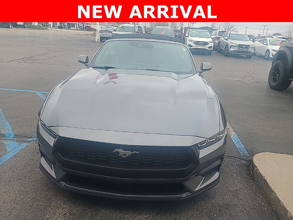 Carbonized Gray Metallic 2024 Ford Mustang EcoBoost Premium Convertible RWD Convertible Rear-Wheel Drive Automatic