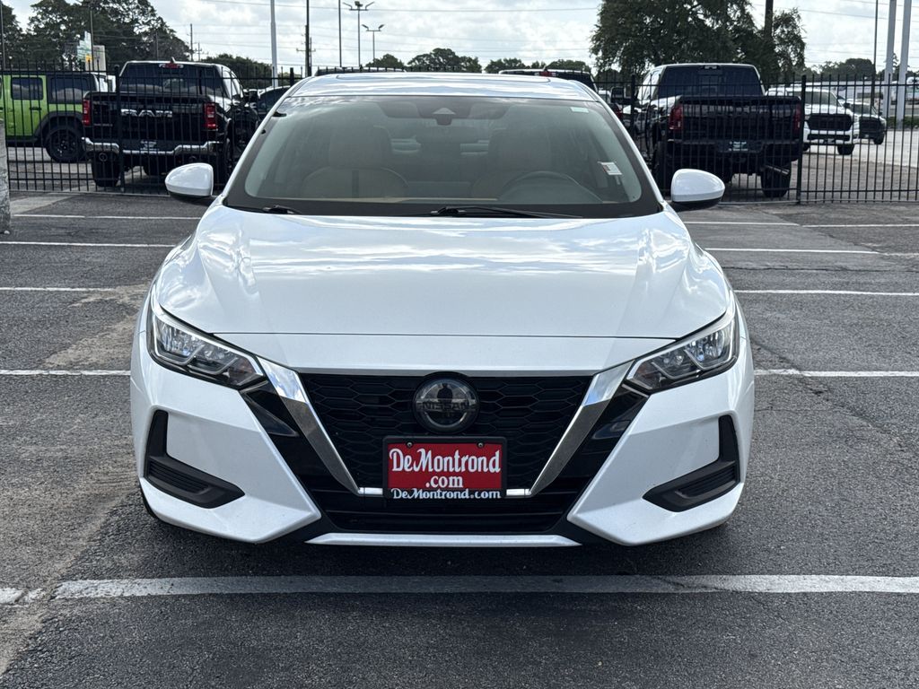 2023 Nissan Sentra SV White at DeMontrond Auto Country