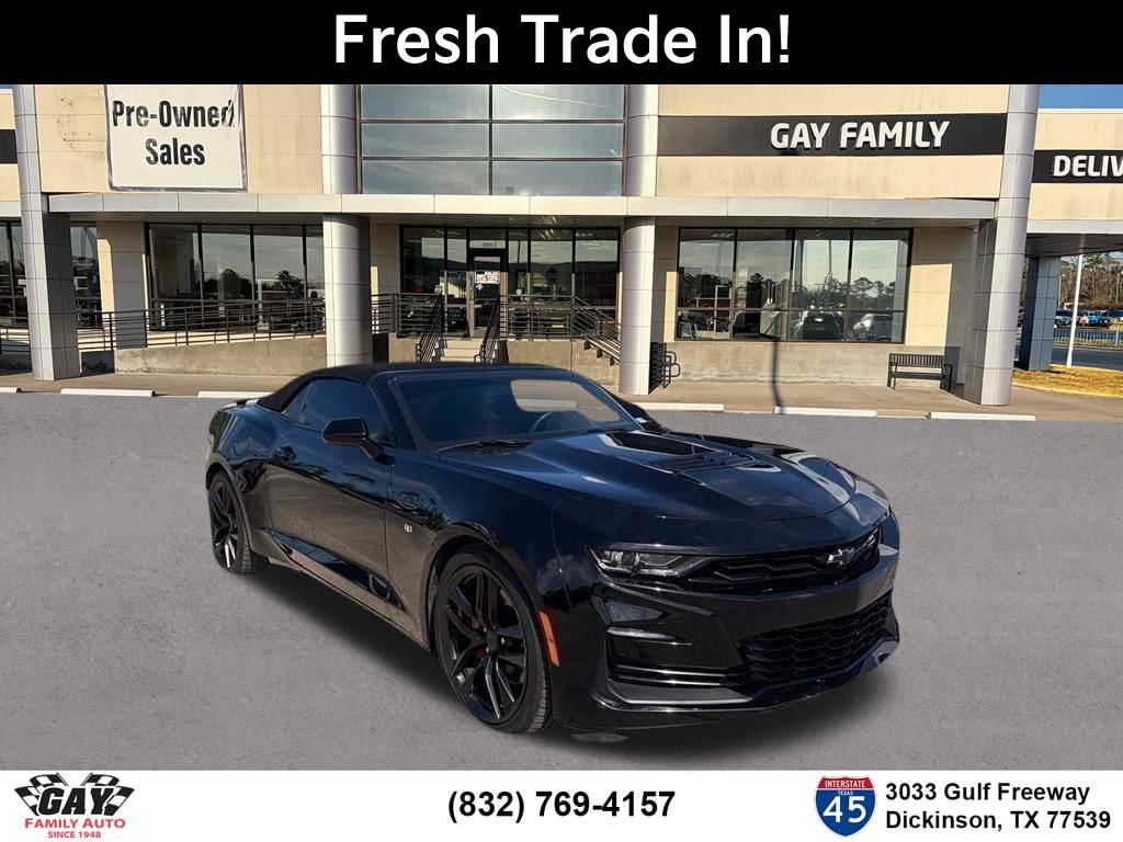 Black 2023 Chevrolet Camaro 2SS Convertible RWD Convertible Rear-Wheel Drive Automatic