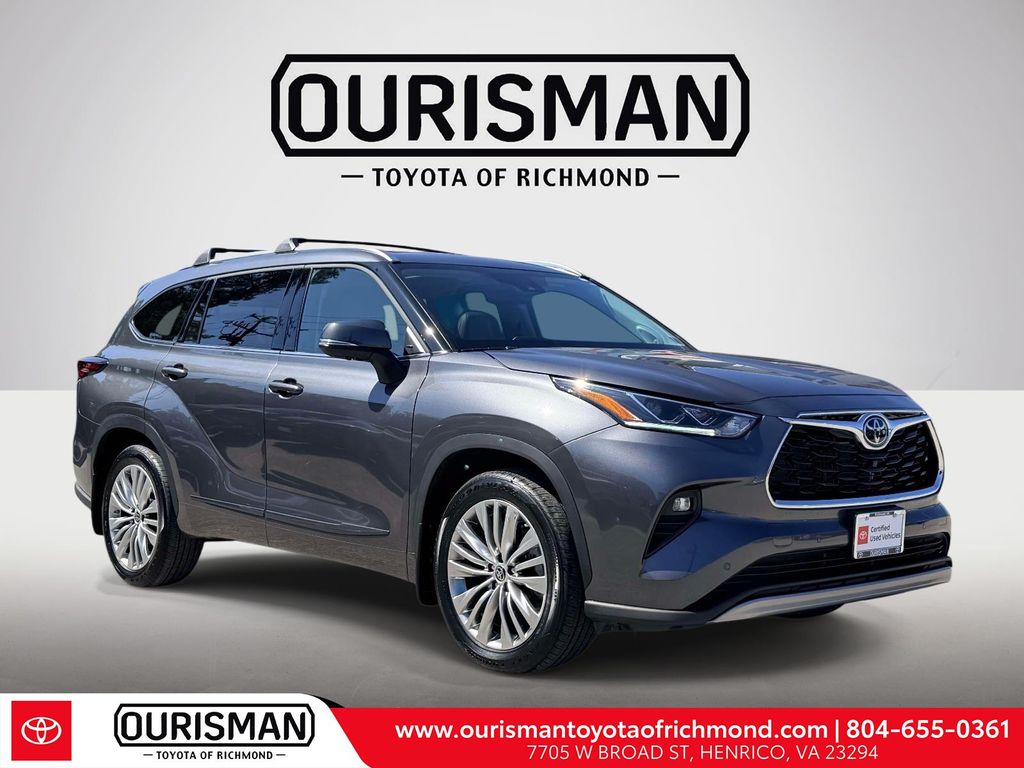 Magnetic Gray Metallic 2025 Toyota Highlander SUV / Crossover All-Wheel Drive 8-Speed Automatic
