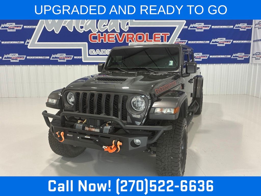 Gray (Granite Crystal Metallic Clearcoat) 2023 Jeep Gladiator Pickup Truck Four-Wheel Drive 8-Speed Automatic