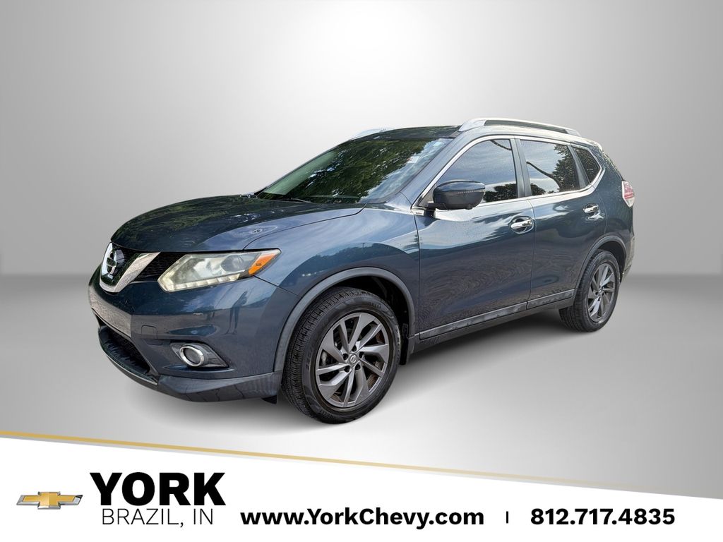 Arctic Blue 2016 Nissan Rogue SUV / Crossover Front-Wheel Drive Continuously Variable Transmission