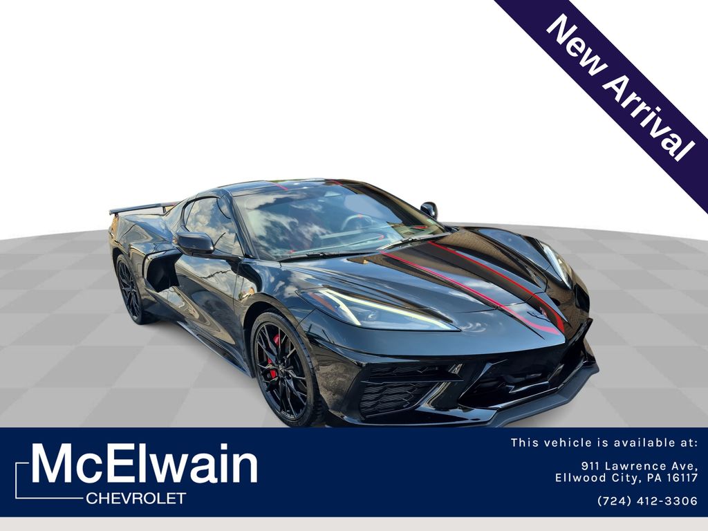 Black 2026 Chevrolet Corvette Coupe Rear-Wheel Drive 8-Speed Dual Clutch