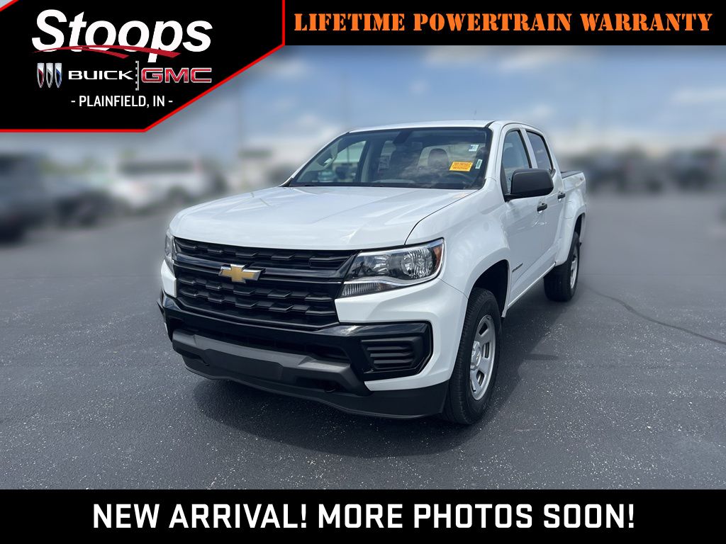 Summit White 2022 Chevrolet Colorado Pickup Truck Four-Wheel Drive 8-Speed Automatic