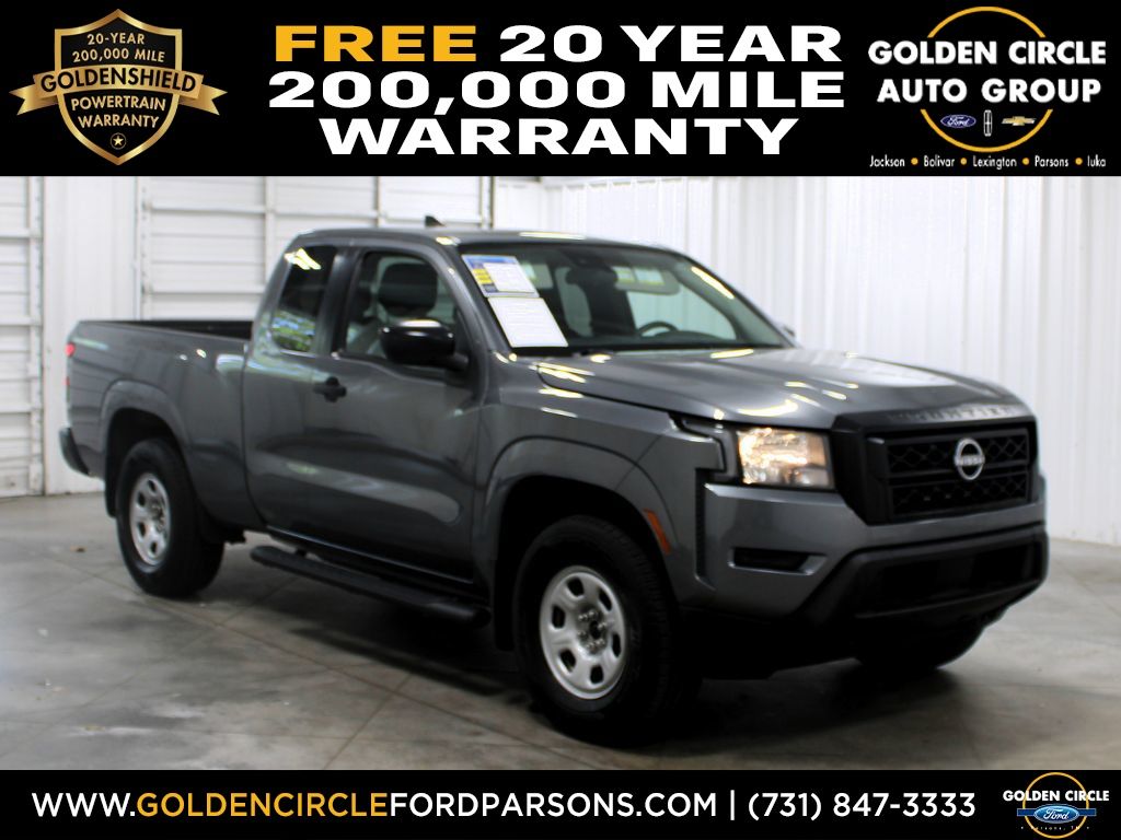 Gray (Gun Metallic) 2022 Nissan Frontier Pickup Truck Four-Wheel Drive 9-Speed Automatic