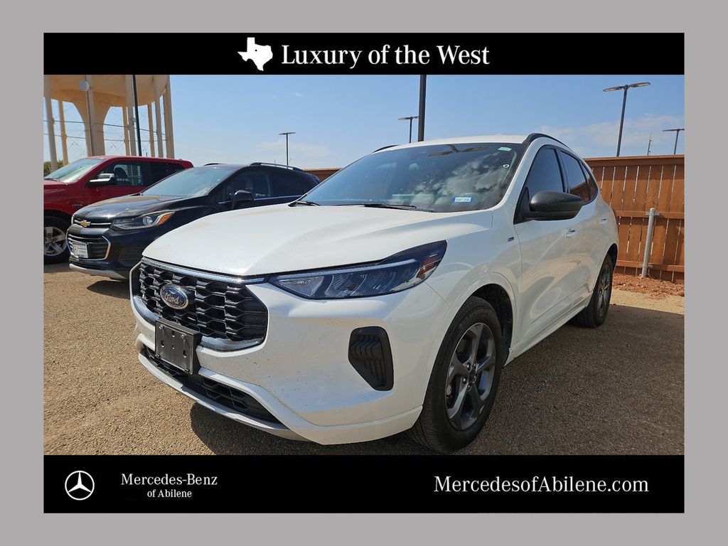 White Metallic 2024 Ford Escape SUV / Crossover Front-Wheel Drive 8-Speed Automatic