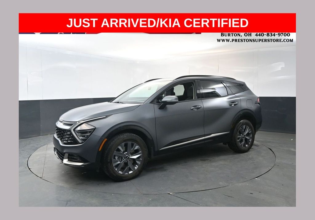 Shadow Matte Gray 2025 Kia Sportage Hybrid SX-Prestige AWD SUV / Crossover All-Wheel Drive 6-Speed Automatic