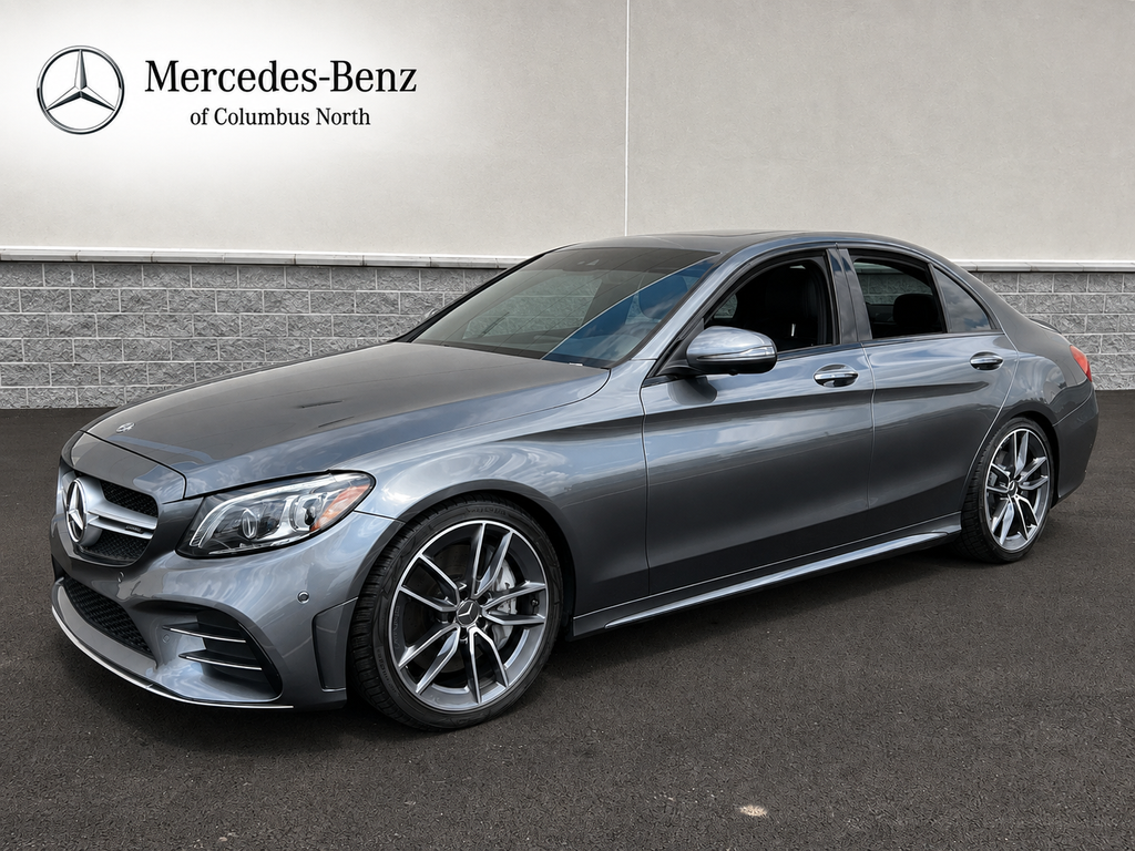 Selenite Gray Metallic 2020 Mercedes-Benz C-Class Sedan All-Wheel Drive 9-Speed Automatic