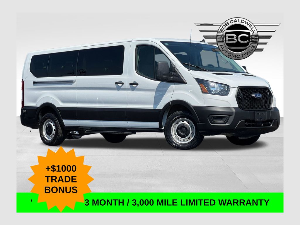Oxford White 2024 Ford Transit Passenger Van Rear-Wheel Drive