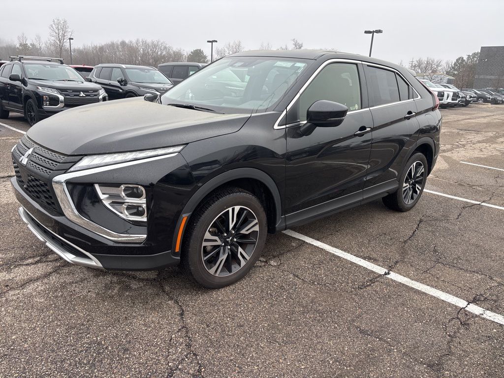 Black 2025 Mitsubishi Eclipse Cross SE S-AWC SUV / Crossover All-Wheel Drive Continuously Variable Transmission