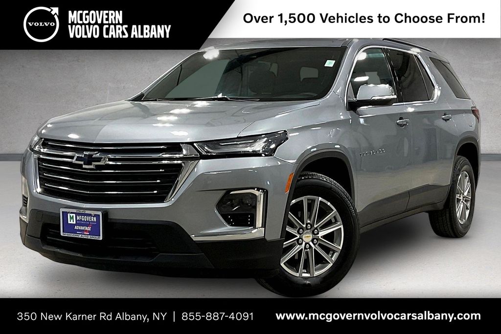 Sterling Gray Metallic 2023 Chevrolet Traverse LT Leather AWD SUV / Crossover Four-Wheel Drive 9-Speed Automatic