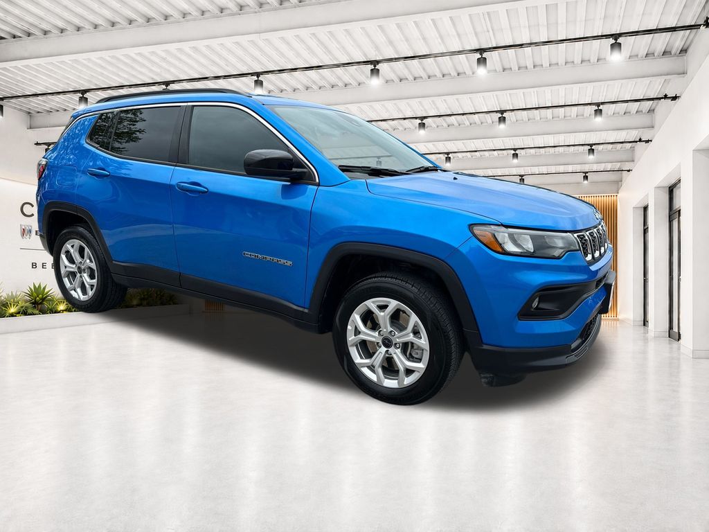 Blue Pearl 2025 Jeep Compass SUV / Crossover Four-Wheel Drive 8-Speed Automatic