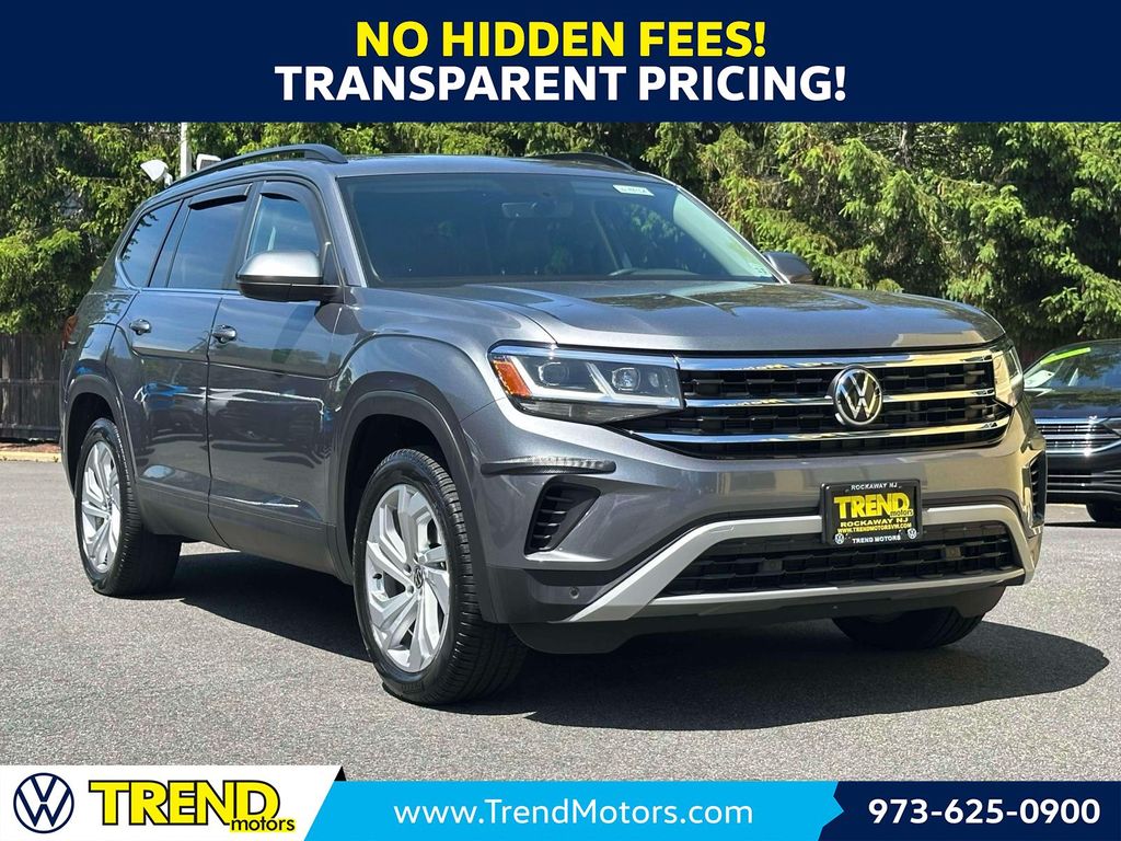 Platinum Gray Metallic 2022 Volkswagen Atlas V6 SE 4Motion with Technology SUV / Crossover All-Wheel Drive 8-Speed Automatic