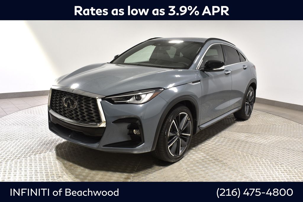 Slate Gray 2025 INFINITI QX55 Luxe AWD SUV / Crossover All-Wheel Drive Continuously Variable Transmission