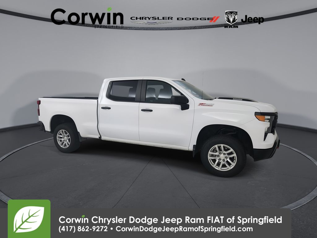 Summit White 2024 Chevrolet Silverado 1500 Pickup Truck Four-Wheel Drive Automatic