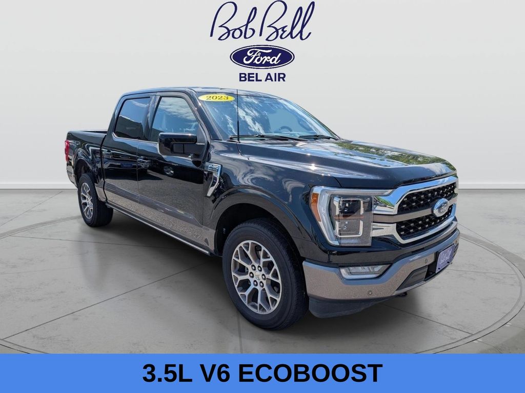 Brown 2023 Ford F-150 King Ranch SuperCrew 4WD Pickup Truck Four-Wheel Drive Automatic