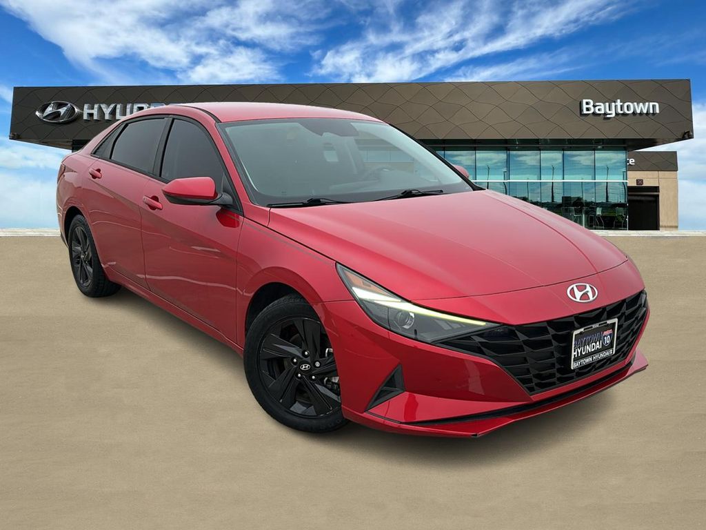 2021 Hyundai Elantra SEL Red at AutoSavvy Houston Southwest