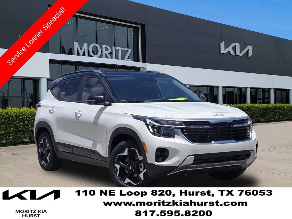 White / Black 2026 Kia Seltos S FWD SUV / Crossover Front-Wheel Drive Continuously Variable Transmission